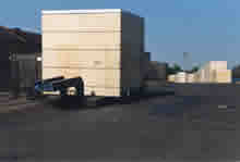 Export package or machinery for transportation to docks